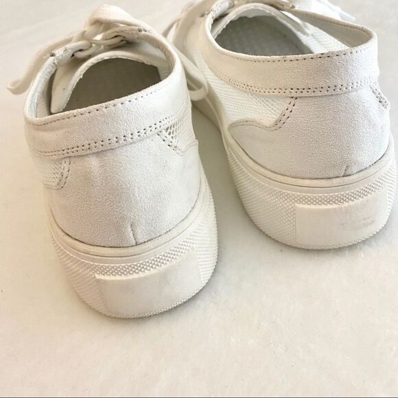 MIA White Parson Lace-Up Sneakers NWT Size 9 - Picture 8 of 11